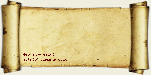 Jordanka Nastić vizit kartica